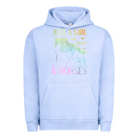 Pigment Grape Ice Jesus And Horses, Horse Gifts For Girls, Women Urban Hoodie - minhPixels