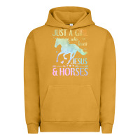 Pigment Peanut Butter Jesus And Horses, Horse Gifts For Girls, Women Urban Hoodie - minhPixels