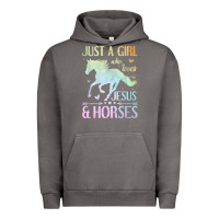 Pigment Tornado Jesus And Horses, Horse Gifts For Girls, Women Urban Hoodie - minhPixels