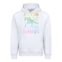 White Jesus And Horses, Horse Gifts For Girls, Women Urban Hoodie - minhPixels