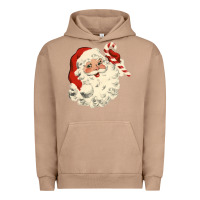 Pigment Burro santa vintage face Urban Hoodie - minhPixels