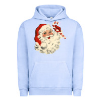 Pigment Grape Ice santa vintage face Urban Hoodie - minhPixels
