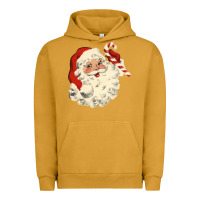 Pigment Peanut Butter santa vintage face Urban Hoodie - minhPixels