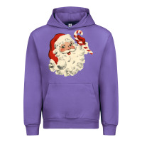Tulip santa vintage face Urban Hoodie - minhPixels