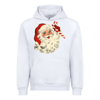 White santa vintage face Urban Hoodie - minhPixels