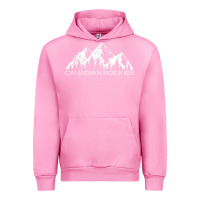 Fuchsia Pink Canadian Rockies Gift Canada Rocky Mountains Souvenir Urban Hoodie - minhPixels
