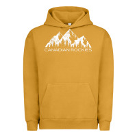 Pigment Peanut Butter Canadian Rockies Gift Canada Rocky Mountains Souvenir Urban Hoodie - minhPixels