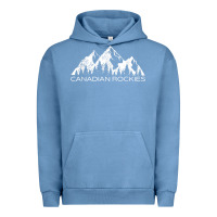 Pigment Pebble Blue Canadian Rockies Gift Canada Rocky Mountains Souvenir Urban Hoodie - minhPixels