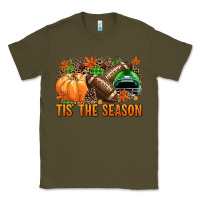 Army Green Tis' the season Football green helmet Classic Tee - NancyCooperArtShop