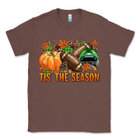 Chestnut Tis' the season Football green helmet Classic Tee - NancyCooperArtShop