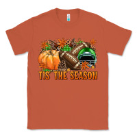 Copper Tis' the season Football green helmet Classic Tee - NancyCooperArtShop