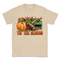 Mushroom Tis' the season Football green helmet Classic Tee - NancyCooperArtShop