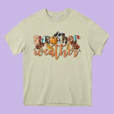 Sweather Weather Heavy Core Tee Designed By Lillyallendesigns