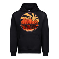 Retro Vintage Sedona Arizona Hiking Sunset Dawn Gift Urban Hoodie | Teevron
