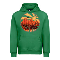 Emerald Retro Vintage Sedona Arizona Hiking Sunset Dawn Gift Urban Hoodie - minhPixels
