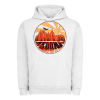 Pigment Lunar Rock Retro Vintage Sedona Arizona Hiking Sunset Dawn Gift Urban Hoodie - minhPixels