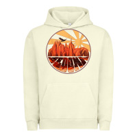 Pigment Pistachio Retro Vintage Sedona Arizona Hiking Sunset Dawn Gift Urban Hoodie - minhPixels
