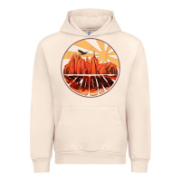 Sandshell Retro Vintage Sedona Arizona Hiking Sunset Dawn Gift Urban Hoodie - minhPixels