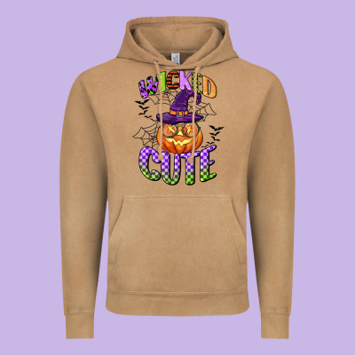 Wicked Cute Vintage Hoodie Designed By Cowgirlartshop