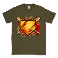 Army Green softball home plate Classic Tee - Jasminsmagicworld