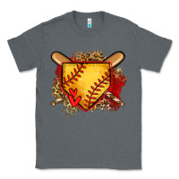 Charcoal Heather softball home plate Classic Tee - Jasminsmagicworld