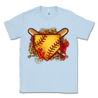 Dusty Blue softball home plate Classic Tee - Jasminsmagicworld