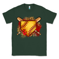 Sports Green softball home plate Classic Tee - Jasminsmagicworld