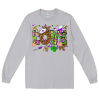 Moon Dust Mardi Gras love Nurse Long Sleeve Tee - HowdyJamesFarm
