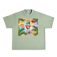 Oil Green summer mom Urban Heavy Tee - TumblerDesignByShophia
