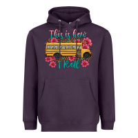 Plum this is how i roll school bus Heavyweight Hoodie - Artiststas