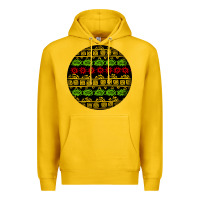 Lemon african masks round earrings Premium Hoodie - BundleAndBundleShop