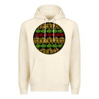 Sandshell african masks round earrings Premium Hoodie - BundleAndBundleShop