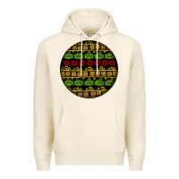 Tofu african masks round earrings Premium Hoodie - BundleAndBundleShop