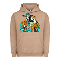 Pigment Burro live simply Urban Hoodie - AdoDesignShop