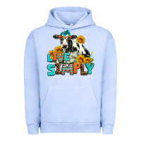 Pigment Grape Ice live simply Urban Hoodie - AdoDesignShop