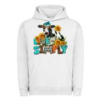 Pigment Lunar Rock live simply Urban Hoodie - AdoDesignShop