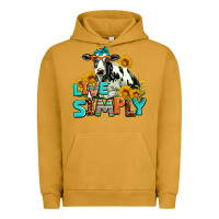 Pigment Peanut Butter live simply Urban Hoodie - AdoDesignShop