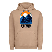 Pigment Burro Whitefish MT Urban Hoodie - minhPixels