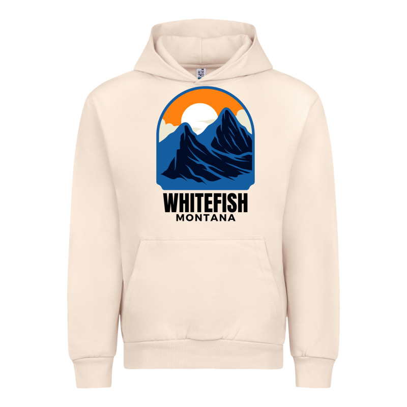 Whitefish Mt Urban Hoodie by minhPixels | Teevron