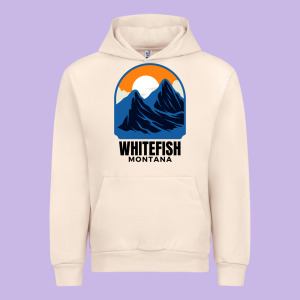 Whitefish Mt Urban Hoodie Designed By Minhpixels