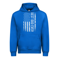 Cobalt Father's Day Best Dad Ever American Flag Urban Hoodie - minhPixels