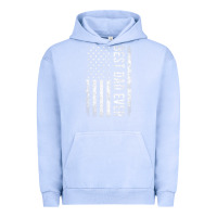 Pigment Grape Ice Father's Day Best Dad Ever American Flag Urban Hoodie - minhPixels