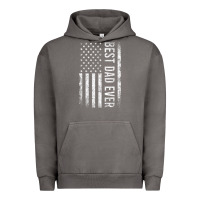 Pigment Tornado Father's Day Best Dad Ever American Flag Urban Hoodie - minhPixels