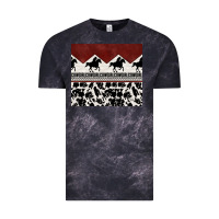 Cloud Black cowgirl with cowhide Vintage Tee - TumblerDesignByShophia
