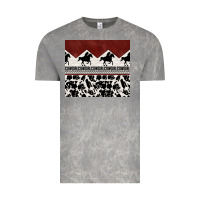 Cloud Rock cowgirl with cowhide Vintage Tee - TumblerDesignByShophia