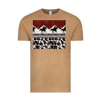 Vintage Camel cowgirl with cowhide Vintage Tee - TumblerDesignByShophia