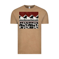 Vintage Coffee cowgirl with cowhide Vintage Tee - TumblerDesignByShophia