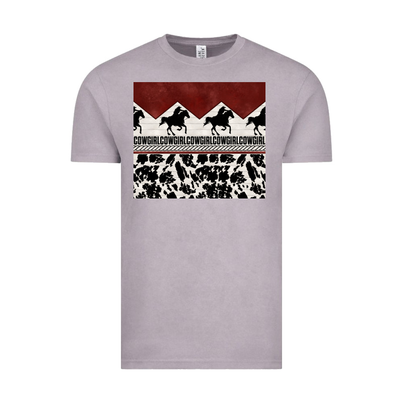 Cowgirl With Cowhide Vintage Tee by TumblerDesignByShophia | Teevron