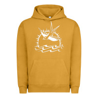 Pigment Peanut Butter Captain Jack Sparrow Tattoo WHITE Urban Hoodie - minhPixels