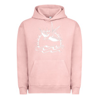 Pigment Salmon Captain Jack Sparrow Tattoo WHITE Urban Hoodie - minhPixels
